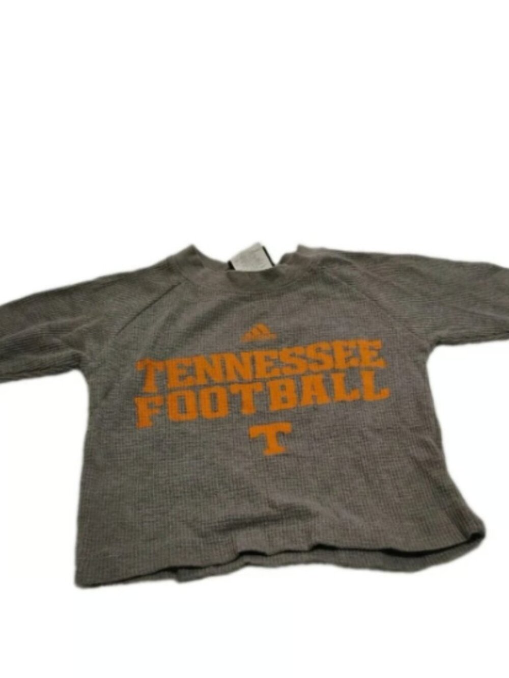 Adidas Tennessee Volunteers Football 2T Gray Thermal Long Sleeve Shirt